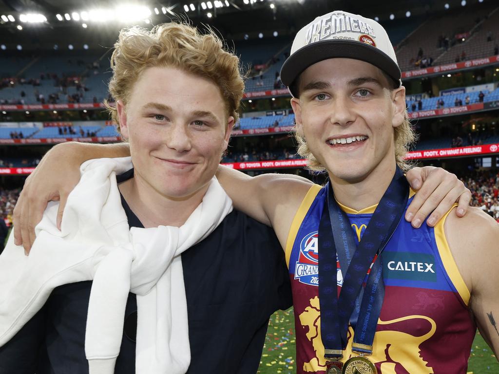 The Lions just won the flag and might now be set to add the best player in the draft. Picture: Michael Klein