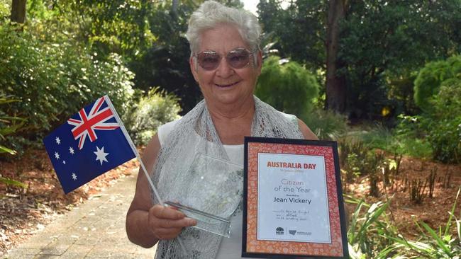 Jean Vickery has been named Coffs Harbour City Council's Citizen of the Year. 