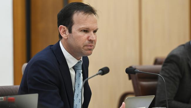 Nationals Senator Matt Canavan suggested a universal service obligation to allow post offices to provide the same services as banks. Picture: NCA NewsWire / Martin Ollman