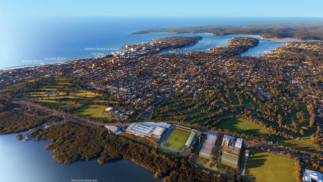 Aerial images of Woolooware Bay.