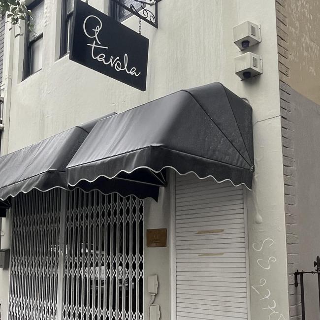 A tavola's original location in Darlinghurst was shuttered when news.com.au visited.