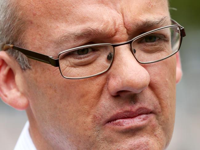 Labor MP Luke Foley announces he will stand for leader of the Opposition after current leader John Robertson was sacked last week after it emerged he signed a letter of support for Sydney siege gunman Man Haron Monis. Luke pictured at Cathy Freeman Park at Homebush. Picture: Toby Zerna
