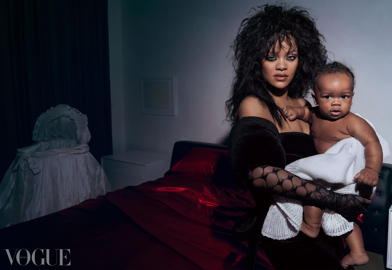 The superstar with her son, whose name has yet to be revealed. Picture: Inez &amp; Vinoodh/Vogue