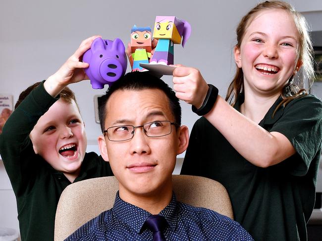 Eddie Woo is a maths teacher come YouTube star who has been short-listed as one of the top 10 teachers in the world. Picture: Mark Brake