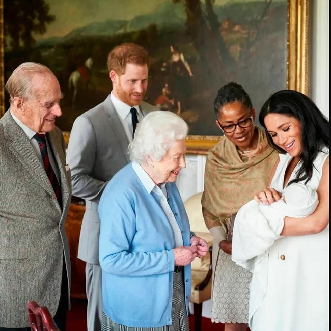Archie had a lot of family around him after he was born in 2019. Picture: Sussex Royal / Instagram