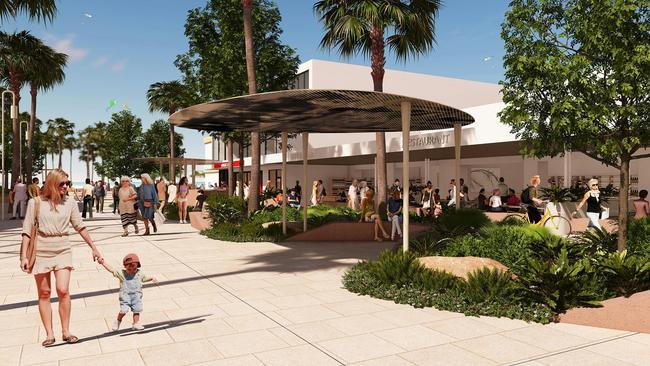 More greenery will be added to the mall Picture: Supplied by Gold Coast City Council.