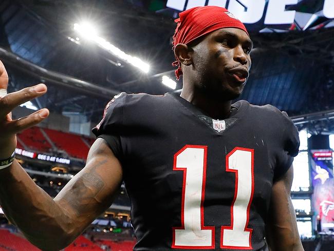 Julio Jones is out, Atlanta.