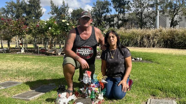 Altona couple John and Margaret Baldacchino dropped everything on Friday morning to visit their son Anthony’s grave after they heard of the thefts.