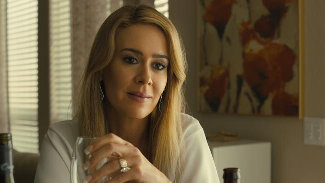 Sarah Paulson in a scene from the movie The Goldfinch. Roadshow/Warner Bros Pictures.