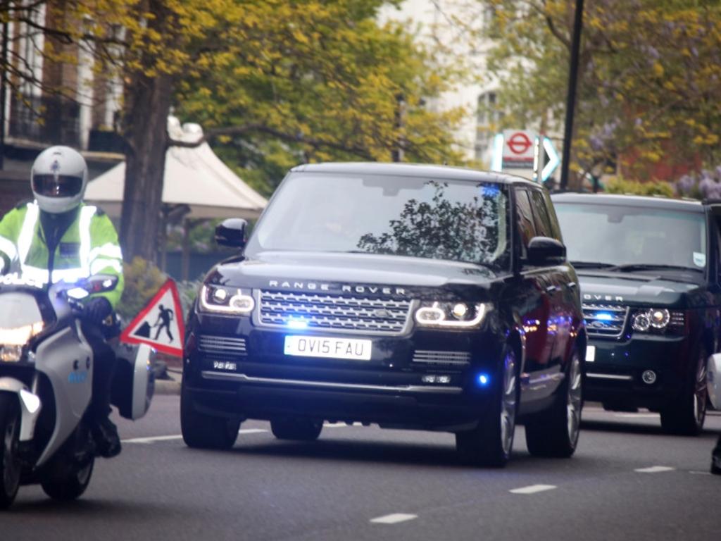 A member of Kate and William’s staff visited Fiona on Tuesday. Picture: Twitter/ Supplied