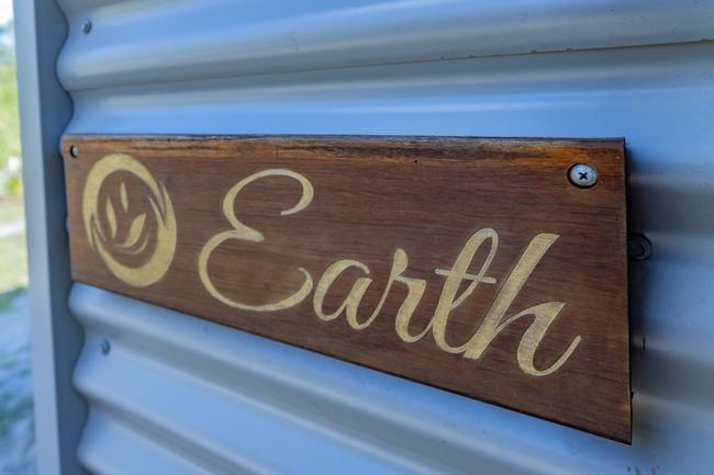 The Mount Jukes Eco Resort, built from scratch by yoga aficionado David Deakin, holds glamping tents and a half-moon shaped house that face Mt Jukes and Mr Deakin says the â€œenergyâ€ of the property has to be experienced to be understood. Picture: Contributed