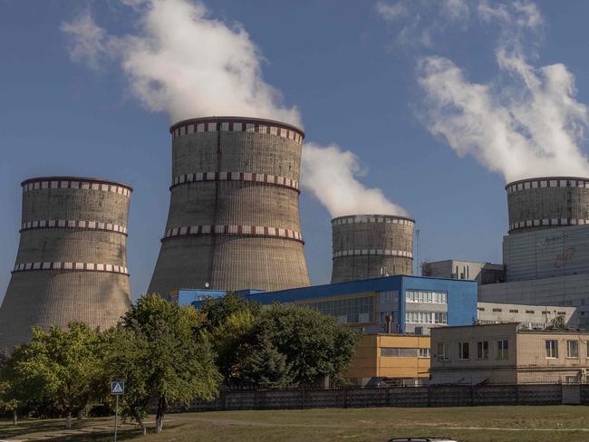 This photograph taken on September 10, 2023, shows a general view of the Rivne Nuclear Power Plant, in Varash, Rivne region, amid the Russian invasion of Ukraine. The Rivne nuclear power plant in Ukraine became the first Soviet-built plant to receive US fuel for VVER-440 reactors, from Westinghouse Electric plant in Vasteros, Sweden, produced jointly with Energoatom, Ukraine's national nuclear energy company. The fuel was previously only produced by Russiaâs TVEL Fuel Company. (Photo by Roman PILIPEY / AFP)