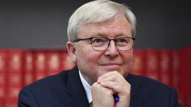 Former Australian PM Kevin Rudd. Picture: Lukas Coch/AAP