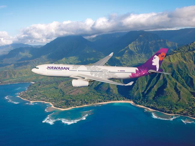 ESCAPE: FLYING ADVICE, SARAH NICHOLSON, DAILY - Hawaiian Airlines, A330. Picture: Hawaiian Airlines