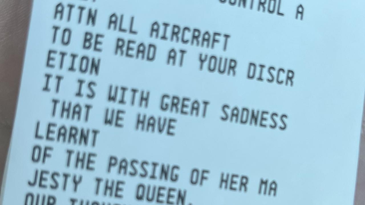 Kraliçe Elizabeth’in ölümü: dünya çapında uçaklarda okunan mesaj