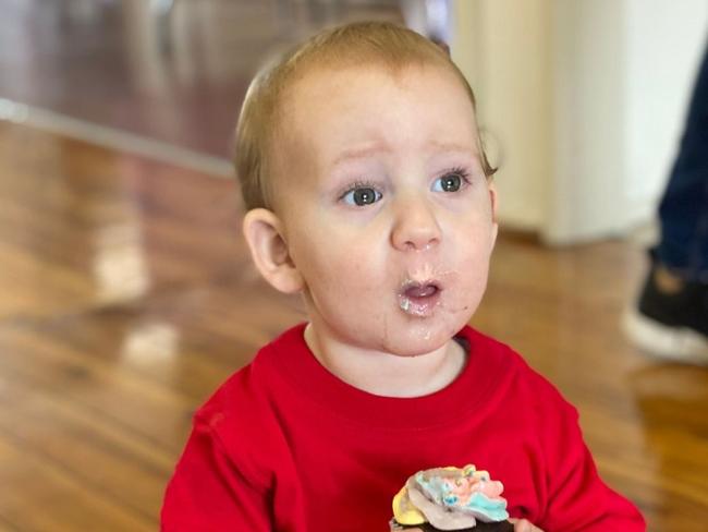 Zacariah was very excited having tasted his first cupcake. He shared his joy and sugar overload through big smiles and giggles, saying “I got it” while celebrating his first birthday. <b><a href="https://www.dailytelegraph.com.au/newslocal/blacktown-advocate/vote-help-us-find-the-cheekiest-toddler-in-nsw/news-story/9ae7eb32bd93be85a472b448d0c19dda">VOTE HERE </a></b>