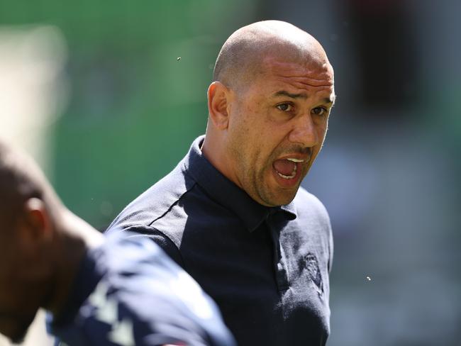 Victory coach Patrick Kisnorbo wants Bruno Fornaroli to `keep working hard’. Picture: Robert Cianflone/Getty Images