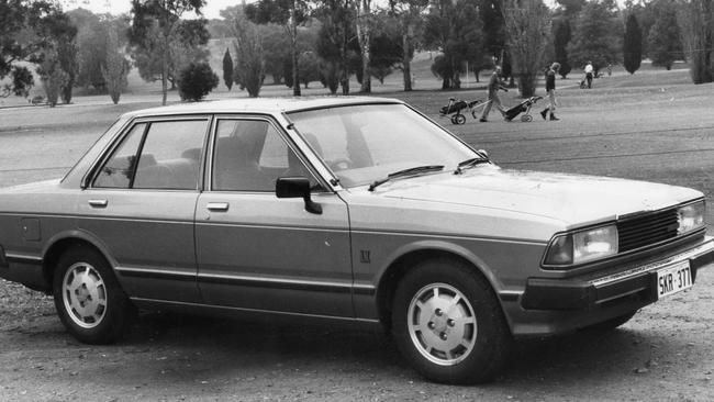 Family wheels: Datsun Bluebird.