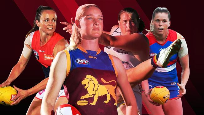 Daisy Pearce, Tayla Harris, Sarah Perkins and Katie Brennan have starred for their respective AFLW teams.