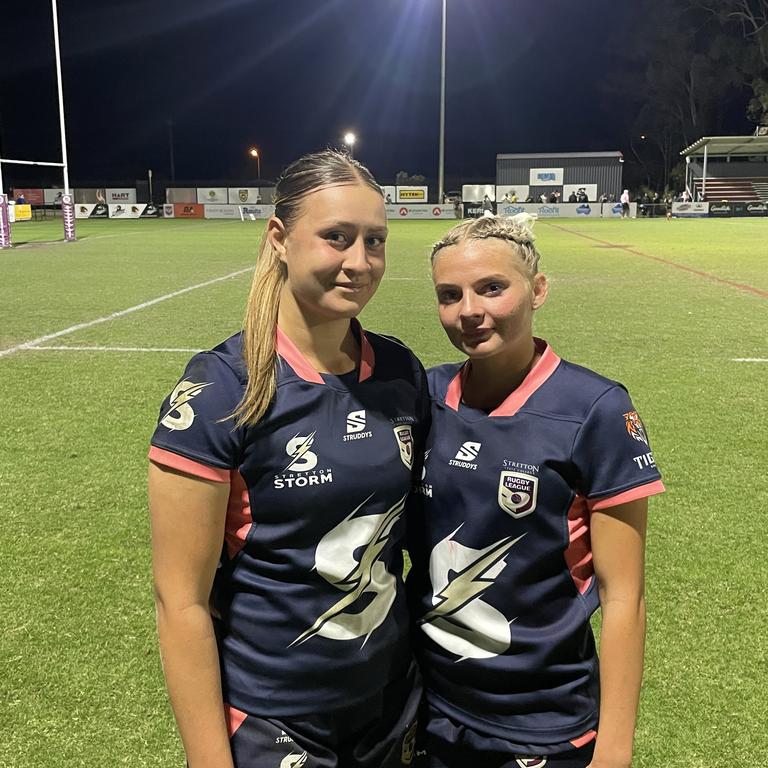 _Te-Rina Pearse and Leevi Williams of Stretton SC.