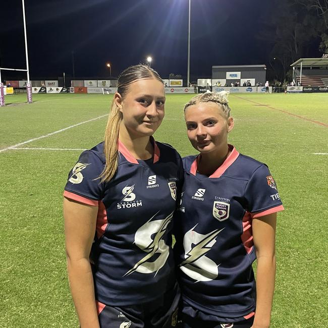 _Te-Rina Pearse and Leevi Williams of Stretton SC.