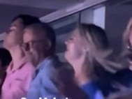 Anthony Albanese dancing up a storm at the Taylor Swift concert.