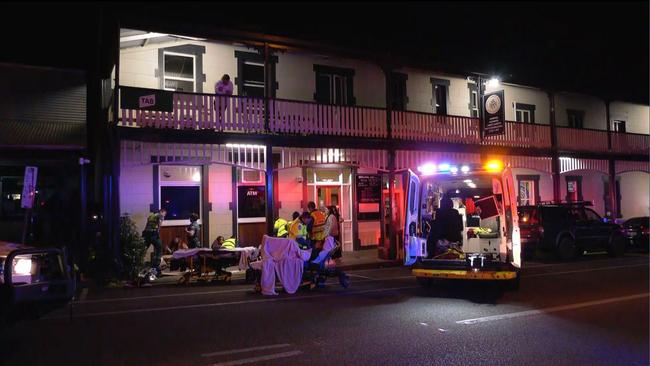 Emergency services at the scene. Picture: Gary Juleff