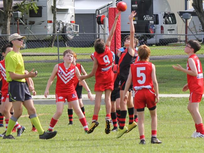 AUSSIE RULES: When the Lismore Swans U11 played the Ballina Bombers at Mortimer Oval, In Lismore on Saturday May 2, 2021, there were some excellent kicks and marks from both sides.