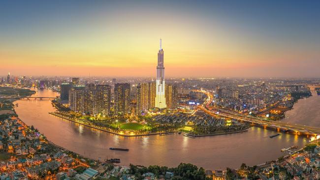 Aerial view of Ho Chi Minh City, Vietnam. Picture: istock