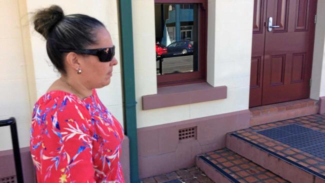 Belinda Catherine Nott outside Ballina Local Court in January last year. Picture: Hamish Broome