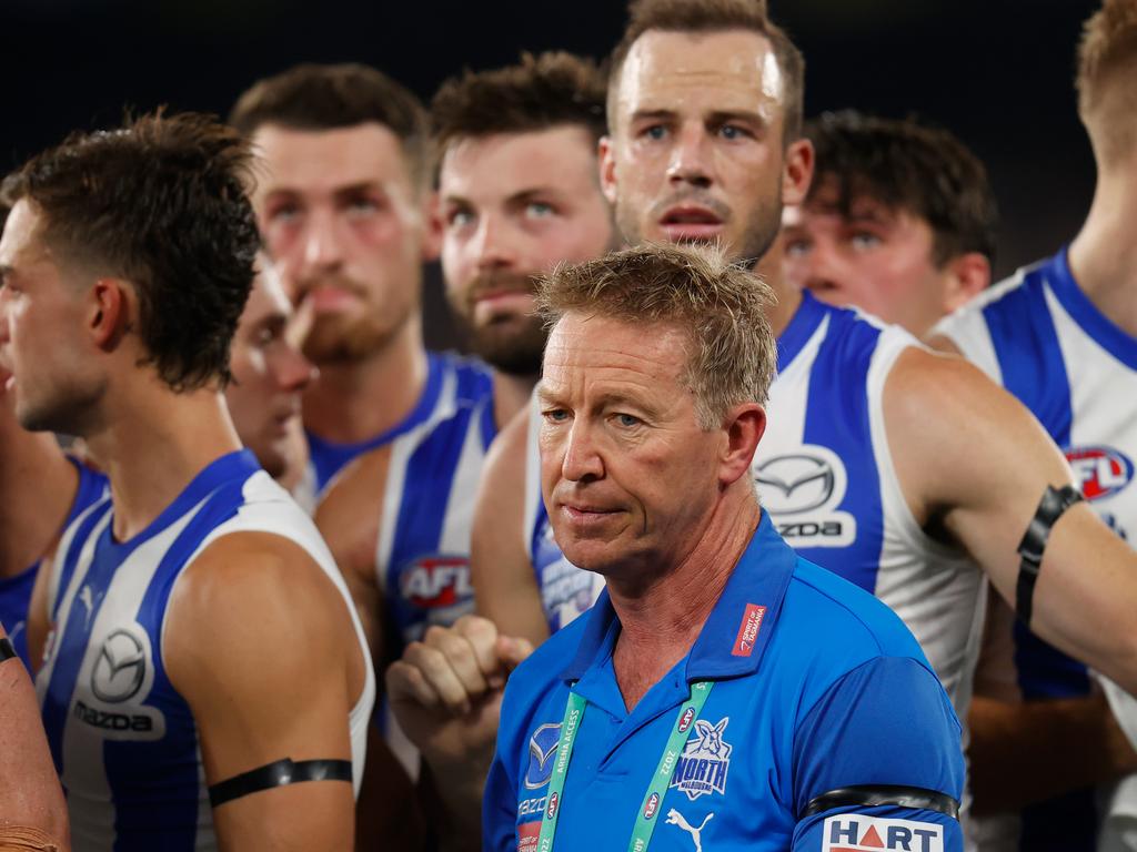 The Kangaroos and David Noble parted ways. Picture: Michael Willson/AFL Photos via Getty Images