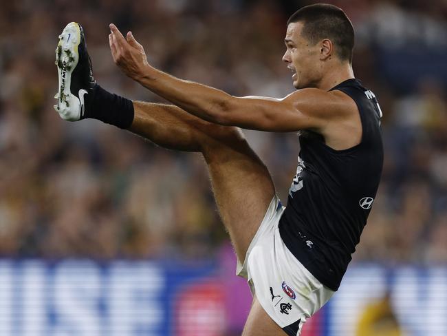 Jack Silvagni is out of contract at the end of the season. Picture: Michael Klein