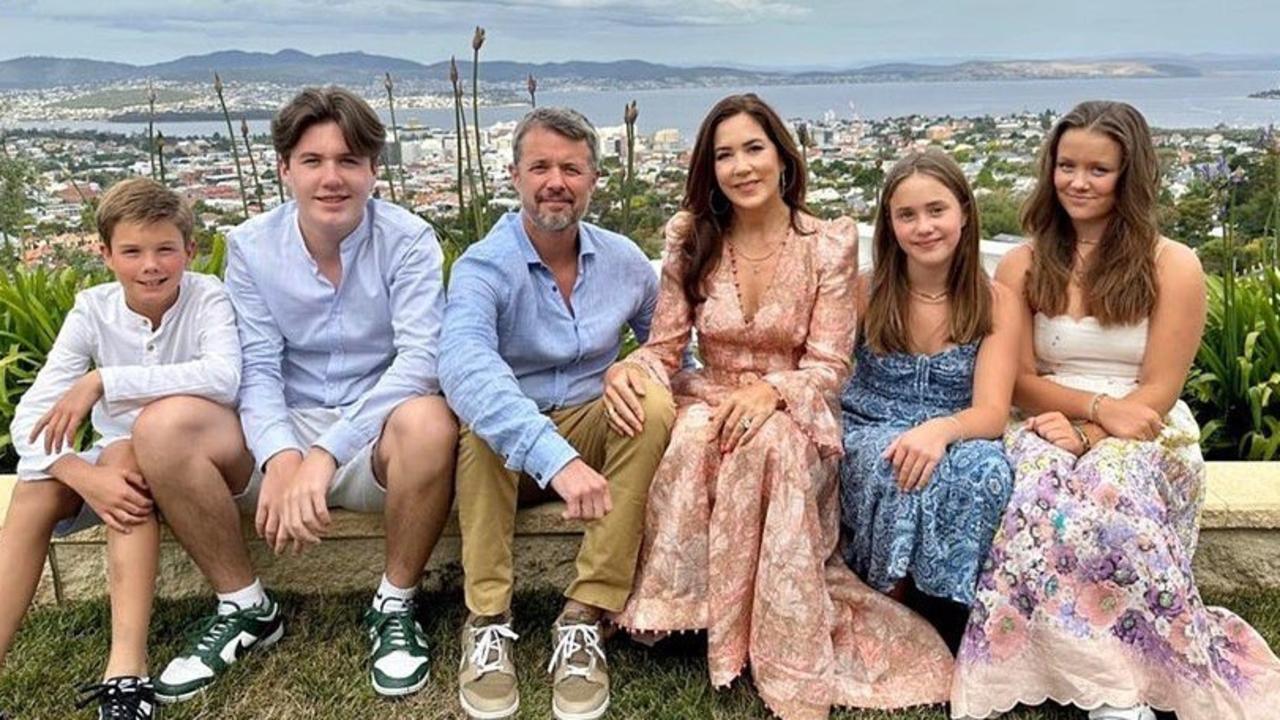 The family spend Christmas in Tasmania in 2022. Picture: Supplied
