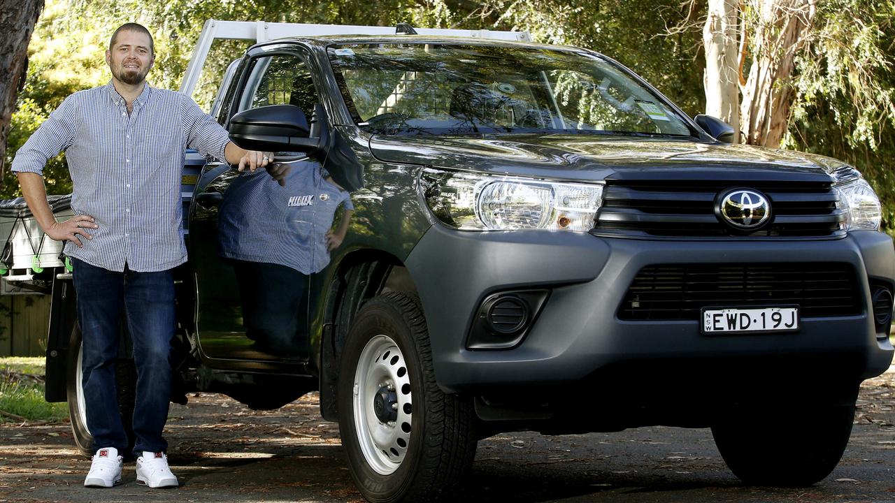 Andrew Norfolk with his 2022 Toyota HiLux. Picture: John Appleyard