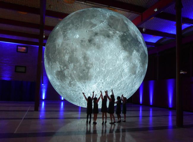 UK artist Luke Jerram’s mesmerising Museum of the Moon, pictured when it was shown at Cork Midsummer Festival. Picture: supplied