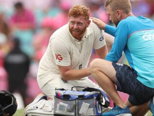 Bairstow copped a sickening blow to his thumb.