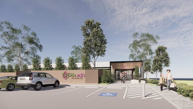 Artist impression – proposed 125 place childcare centre at Wyee in Lake Macquarie. Credit: North Perspective