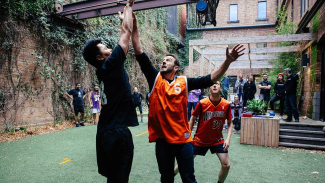 The basketball court in Envato’s Melbourne offices.