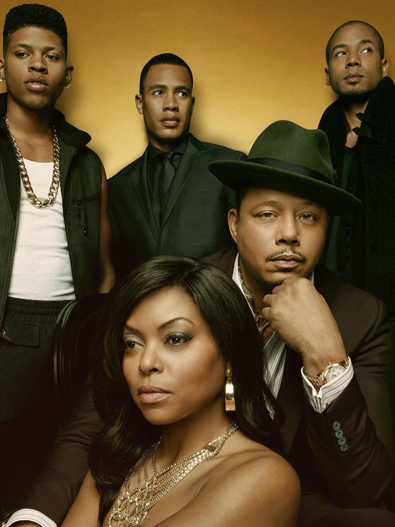 Pictured Clockwise L: Bryshere Gray, Trai Byers, Jussie Smollett, Terrence Howard and Taraji P. Henson in Empire. Picture: Fox