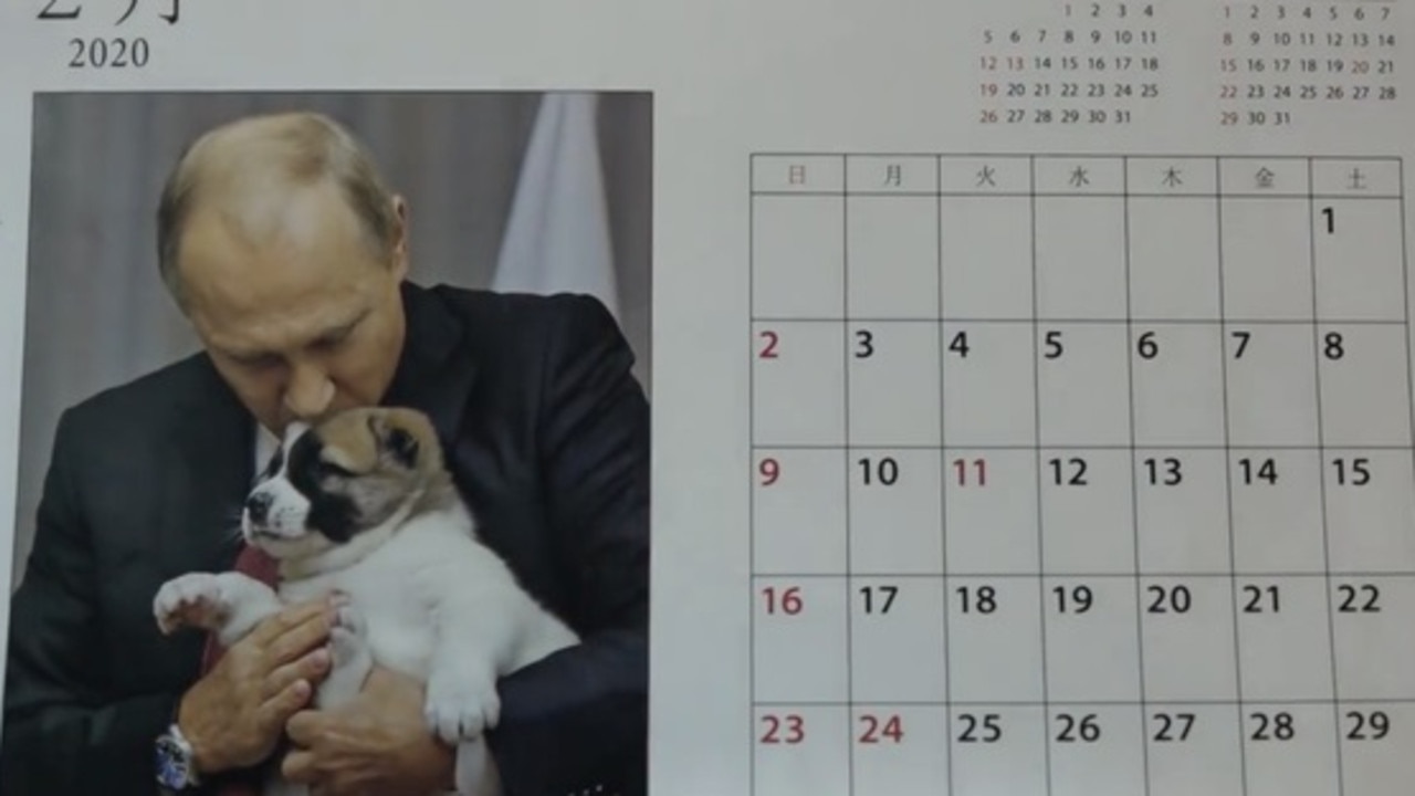 Vladimir Putin releases bizarre 2020 calendar Photos The Courier Mail