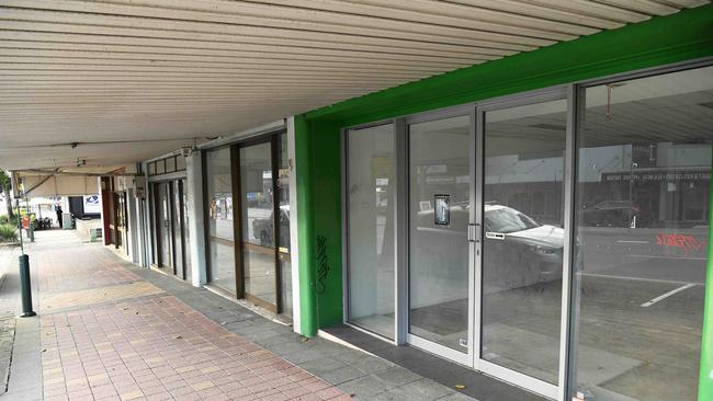 Empty business shops around Nambour. Picture: Patrick Woods.