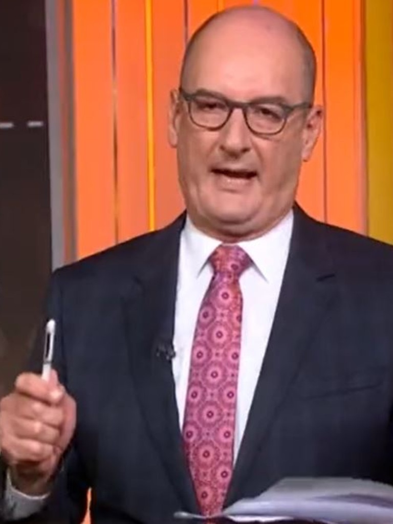 Sunrise host David Koch called out the big four banks for increasing interest rates on loans but failing to pass those increases to savers. Picture: Seven