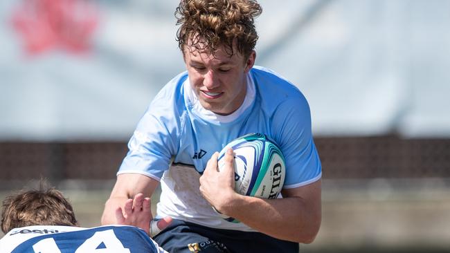 Waratahs young gun Oscar Jorgensen is in the Australian youth sevens team.