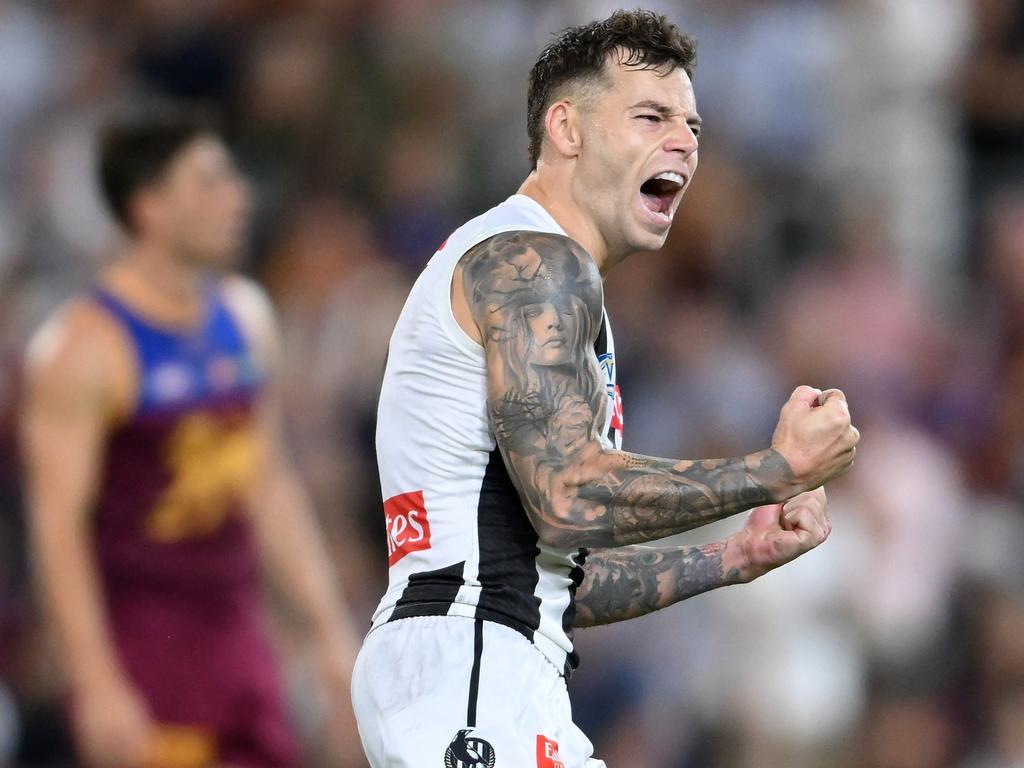 Jamie Elliott was one of Collingwood’s matchwinners. Picture: Matt Roberts/AFL Photos/Getty Images