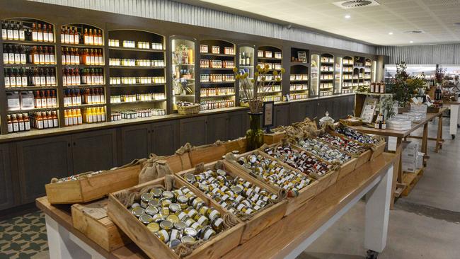 Inside the new farm shop at Beerenberg Farm at Hahndorf. Picture: Brenton Edwards