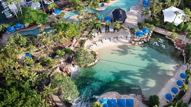 The lagoon at JW Marriott Gold Coast Resort and Spa.