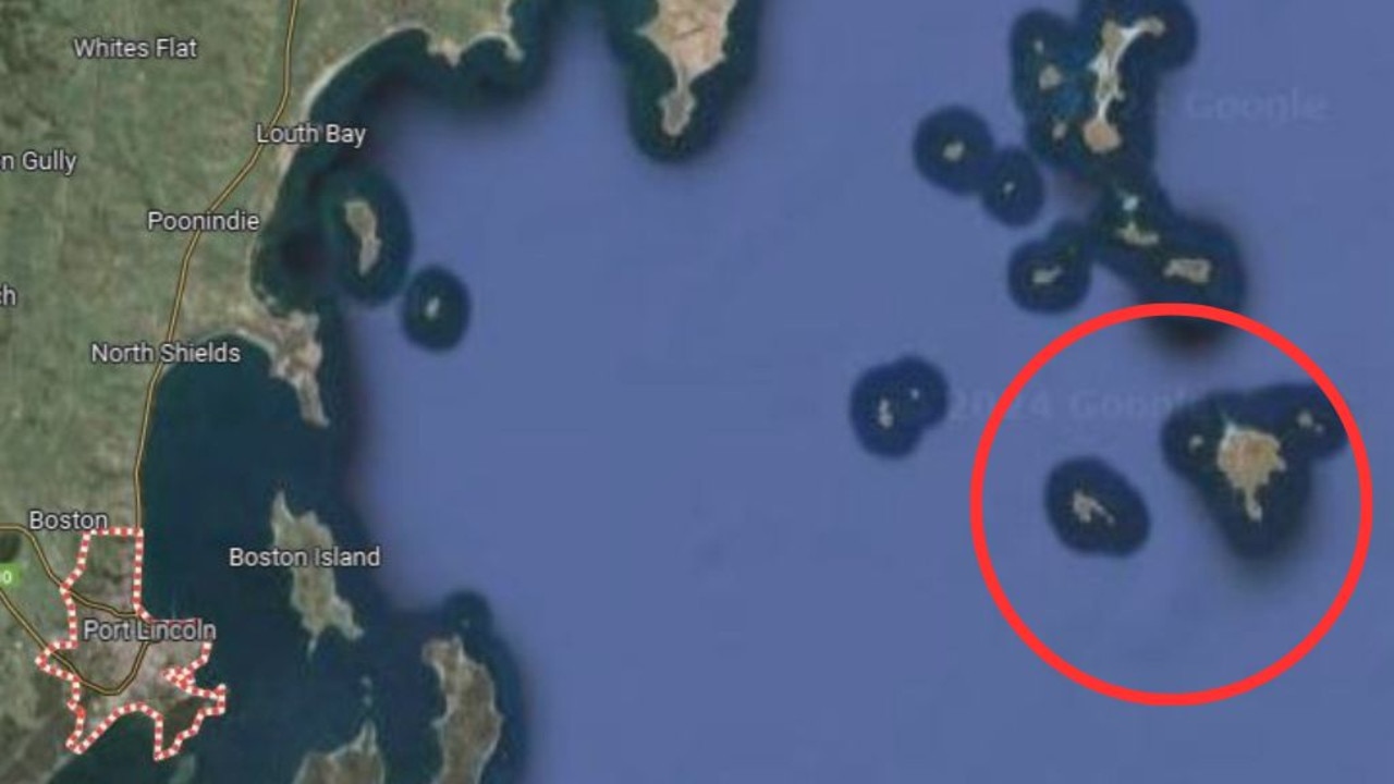 Three people have died in waters off South Australia after a fishing vessel capsized. Picture: Google Maps