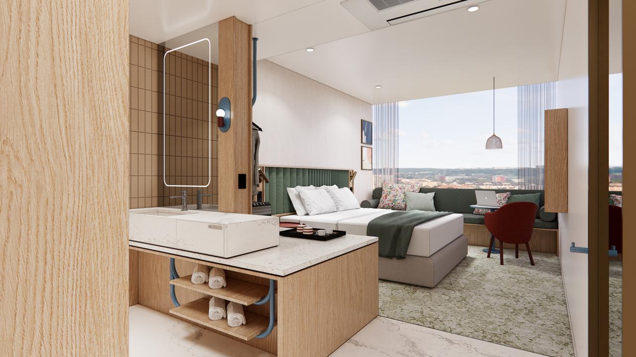 Interior images of Townsville's proposed Hilton Garden Inn project. Picture: Focus Pacific.