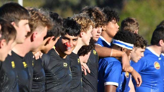 St Laurence players AIC rugby game between St Edmunds college and St Laurence. Saturday June 11, 2022. Picture, John Gass