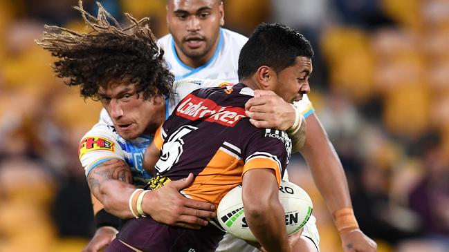 Anthony Milford’s spot in the Broncos side has come under question. Picture: Dan Peled/AAP